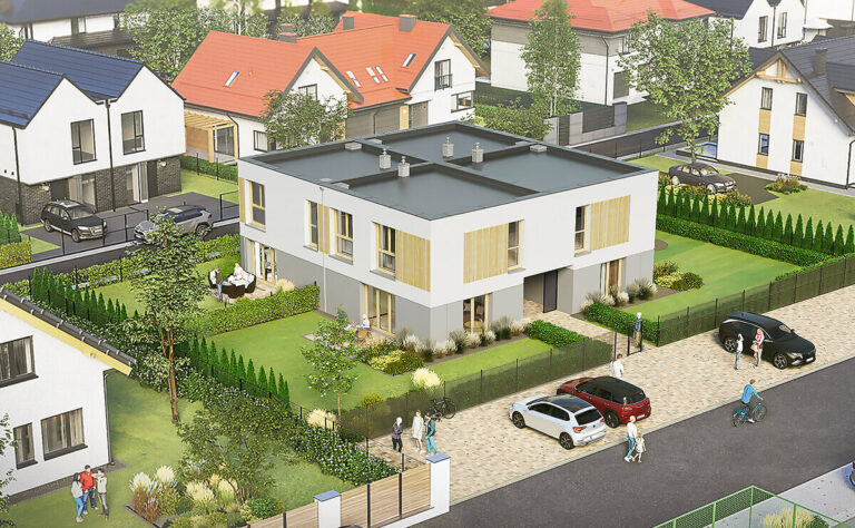 Wizualizacja architektoniczna inwestycji Willa Maruna w Katowicach